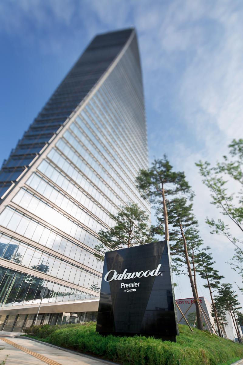 Oakwood Premier Incheon Aparthotel Exteriör bild